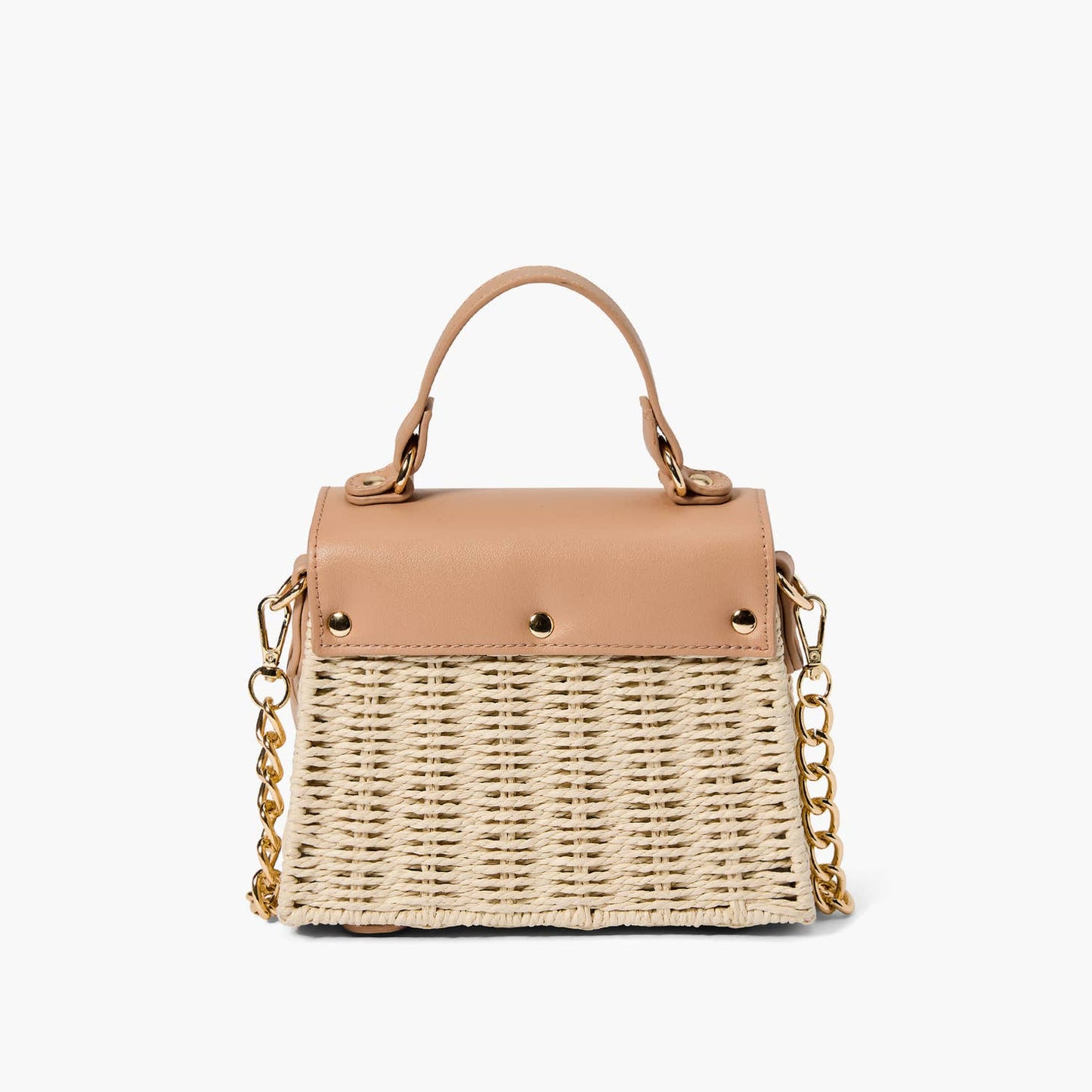 Woven Straw Handbag