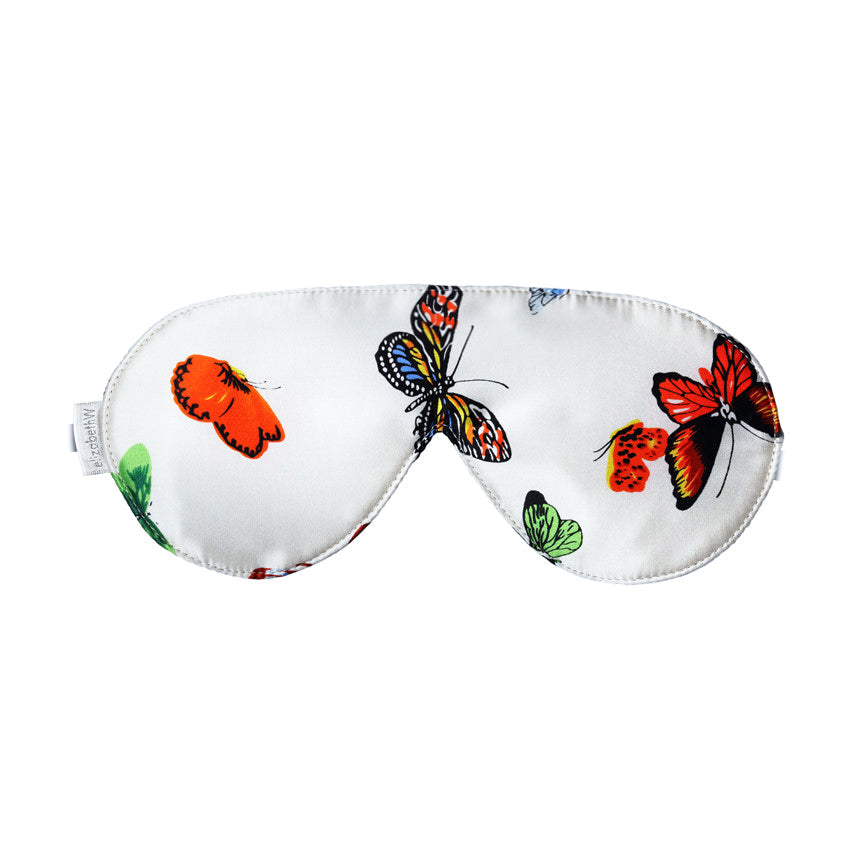Silk Sleep Mask in Butterfly