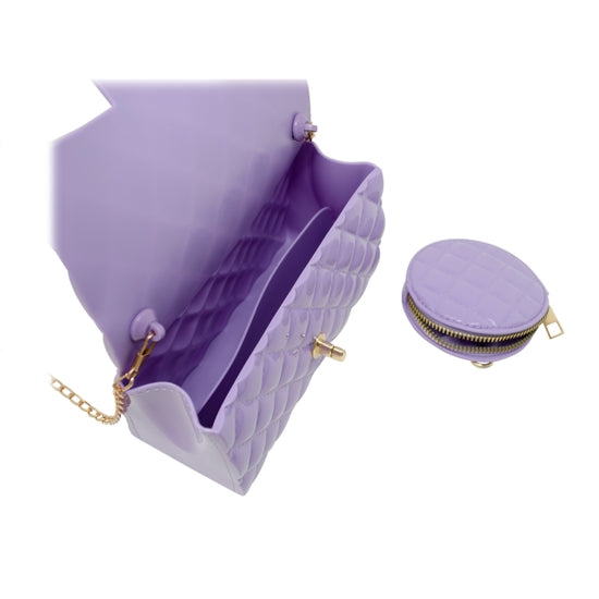 Jelly Quilted Heart Bag