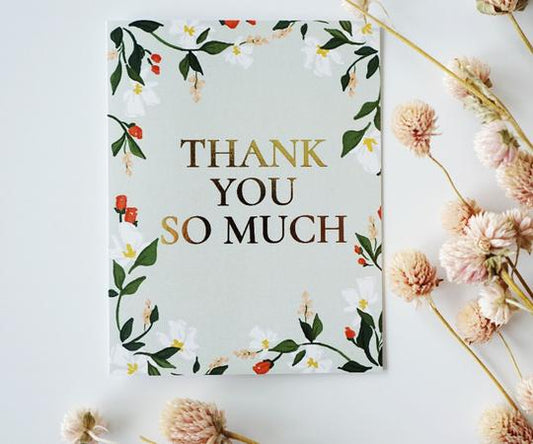 Thank You So Much Card