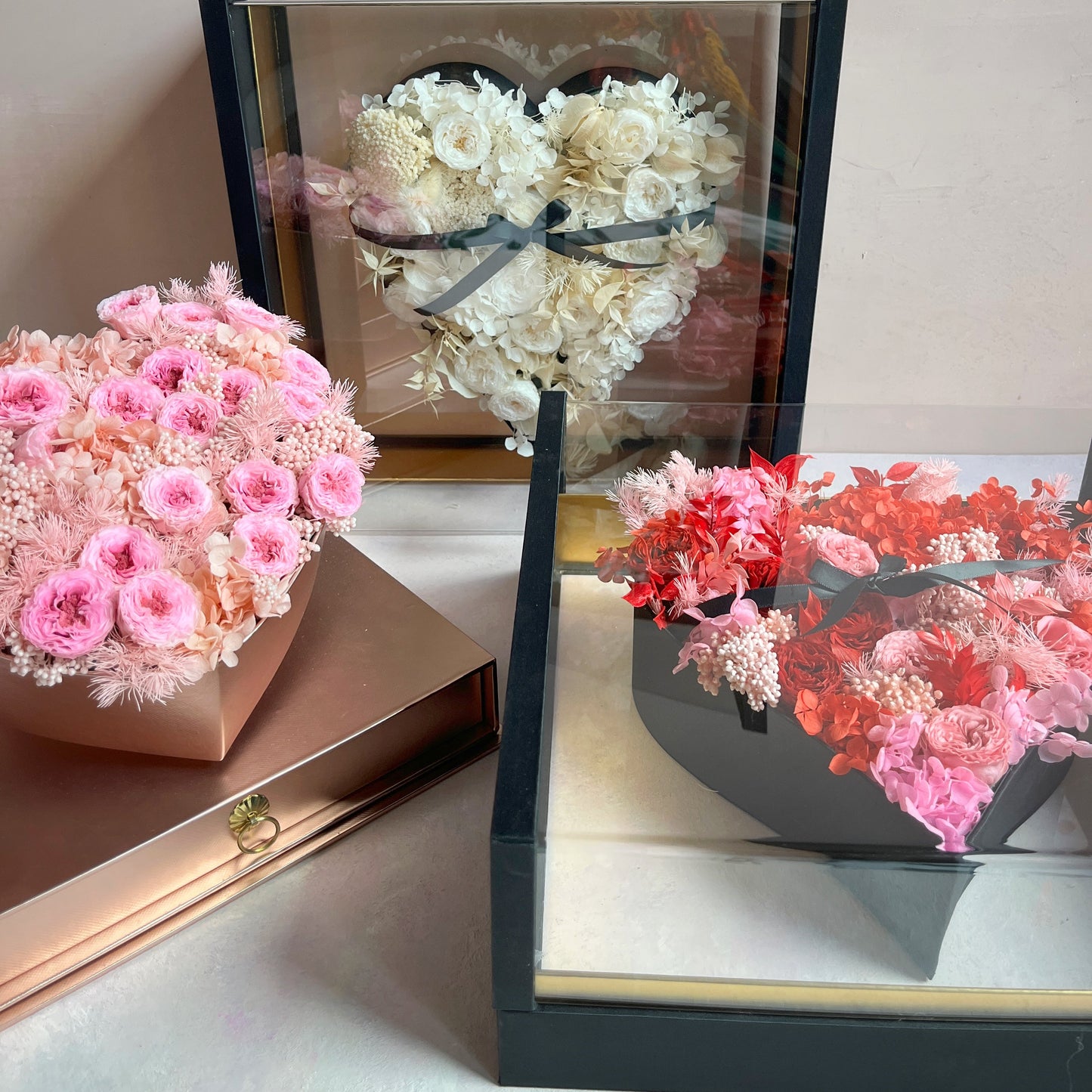 Valentine's Day Heart Box with Tray