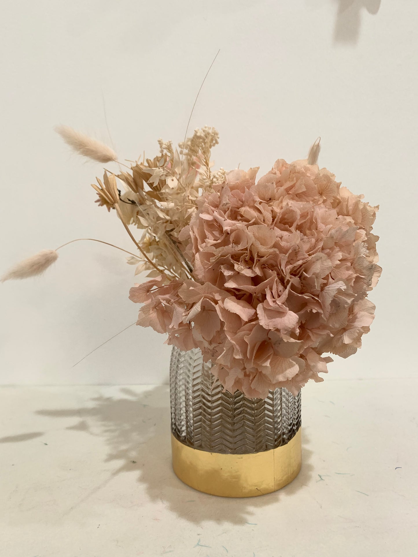 Luxe Dried Hydrangea Arrangement