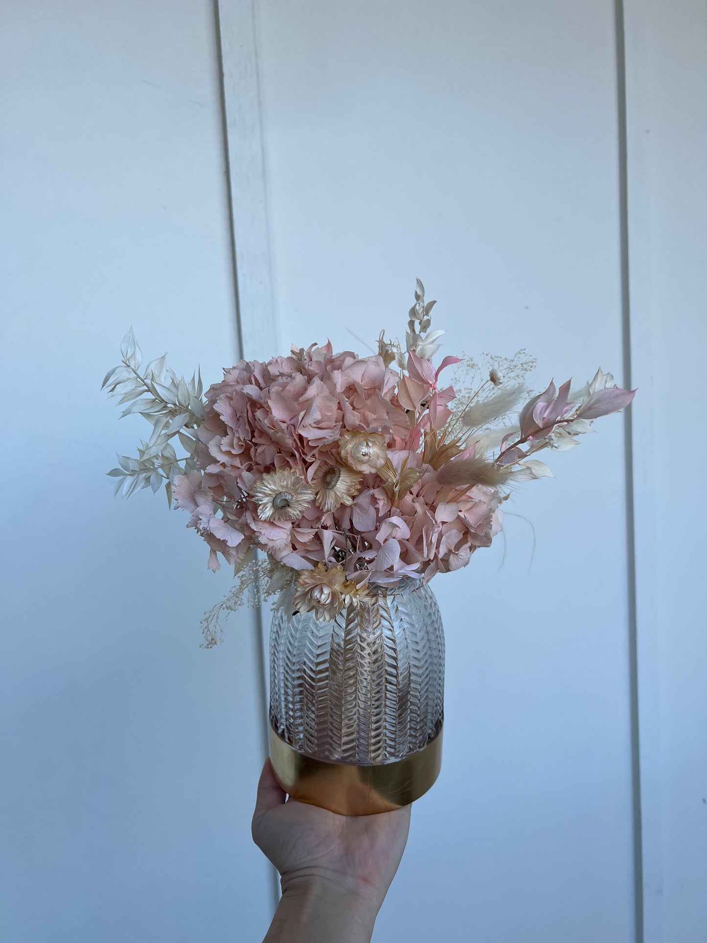 Luxe Dried Hydrangea Arrangement