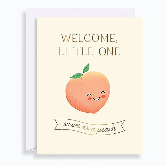 Welcome Little One - Peach
