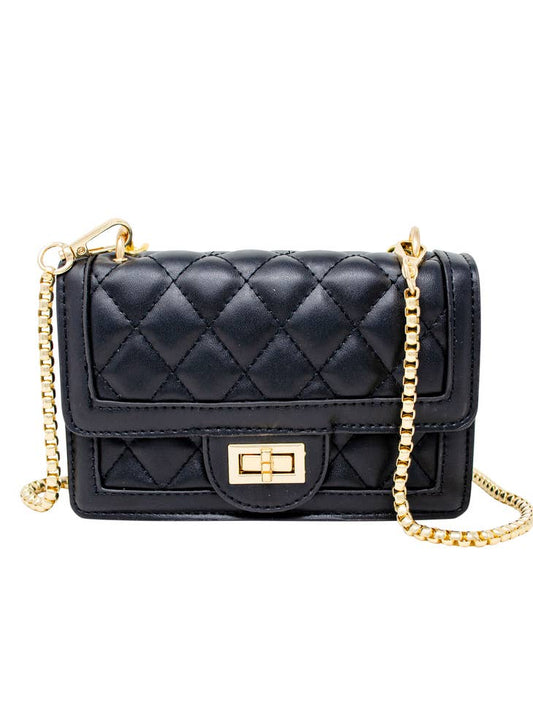 Classic Quilted Large Flap Handbag